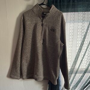 The North Face Men's Brown Zip-Up Sweater